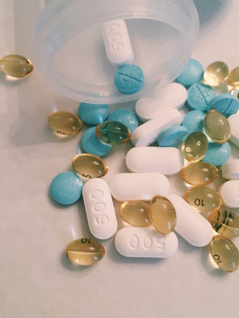 Assorted Color Medication Pills