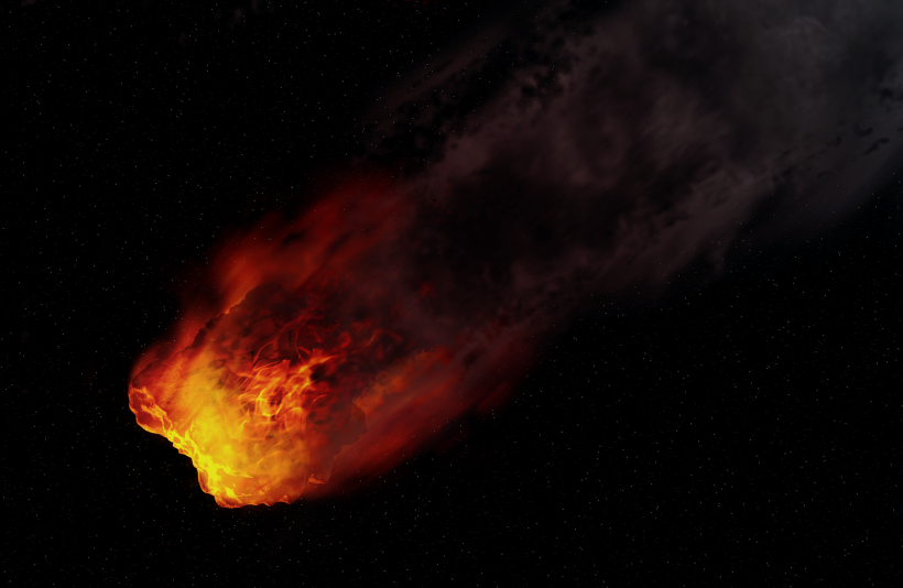 Meteor asteroid space disaster
