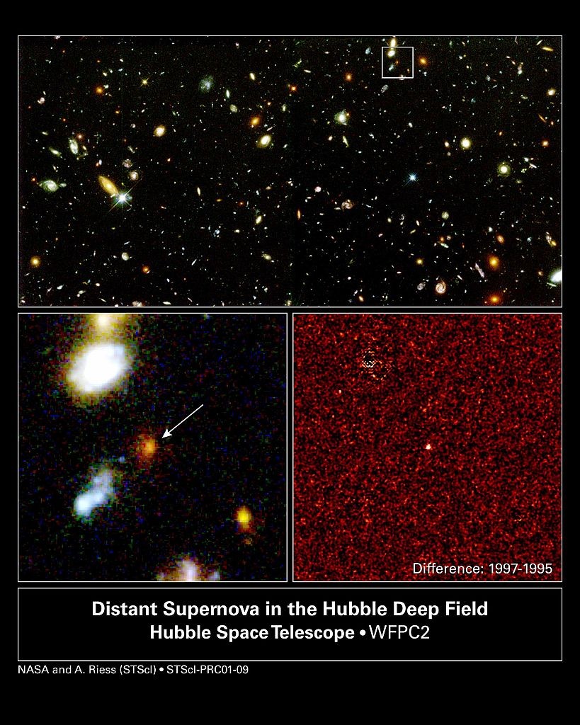 Hubble Spies Most Distant Supernova