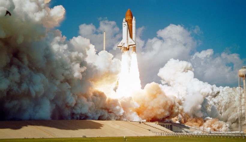Space Shuttle Challenger Launches
