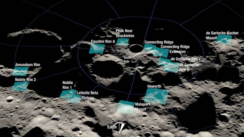 NASA Identifies Candidate Regions for Landing Next Americans on Moon