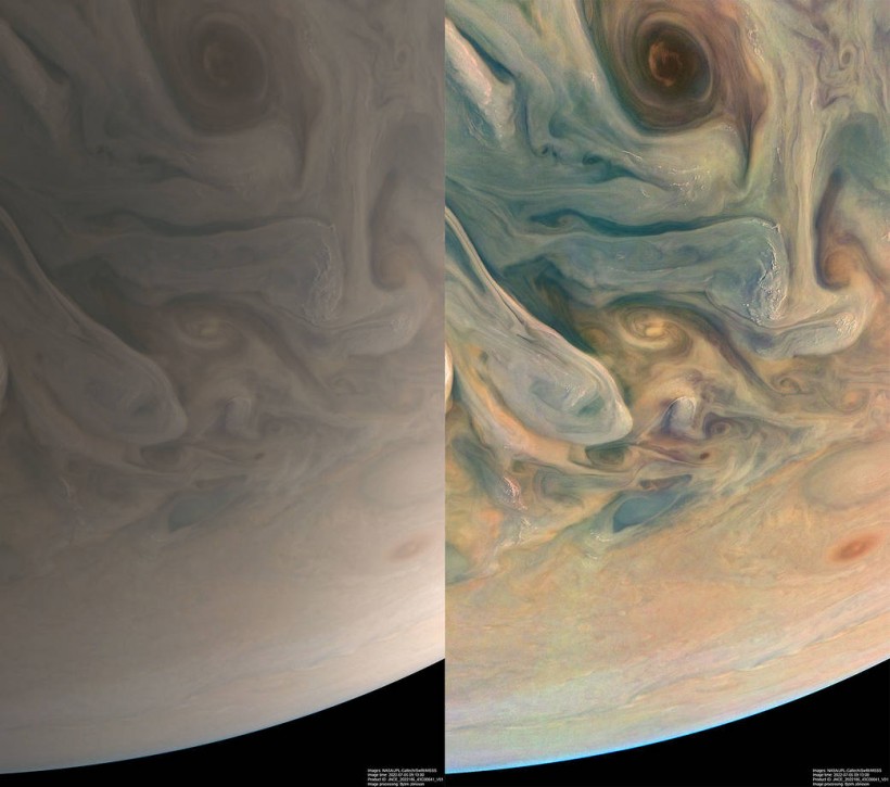 NASA’s Juno Mission Reveals Jupiter’s Complex Colors