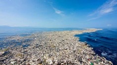 An estimated 1.15 to 2.41 million tons of plastic wastes are entering oceans annually.