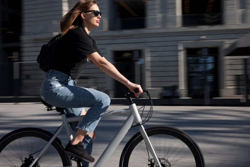 Woman Electric Bike San Francisco