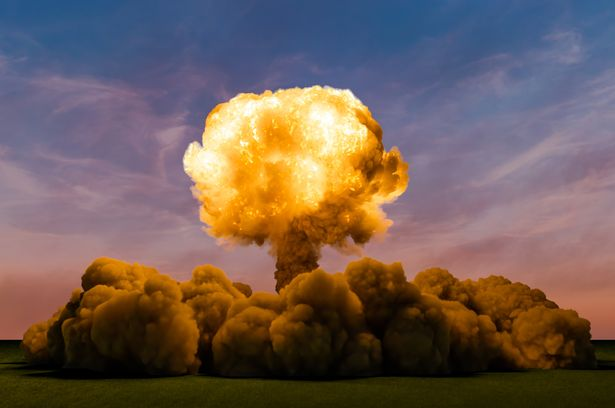 Nuclear explosion mushroom cloud