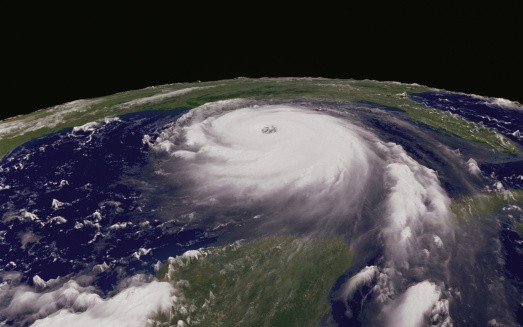 Hurricane Katrina - stock photo