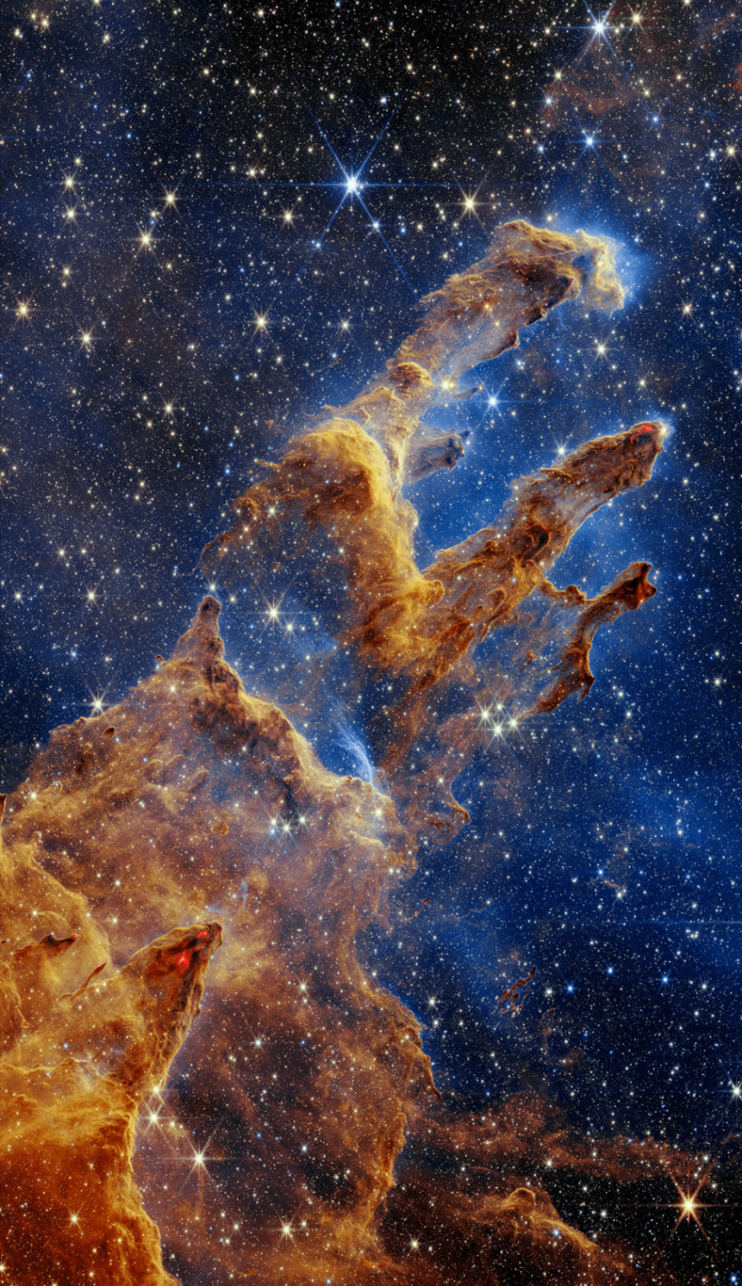 NASA’s Webb Takes Star-Filled Portrait of Pillars of Creation