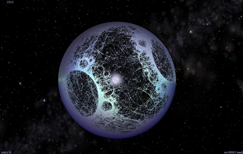 Artist's impression of a Dyson Sphere. The construction of such a massive engineering structure would create a technosignature that could be detected by humanity.