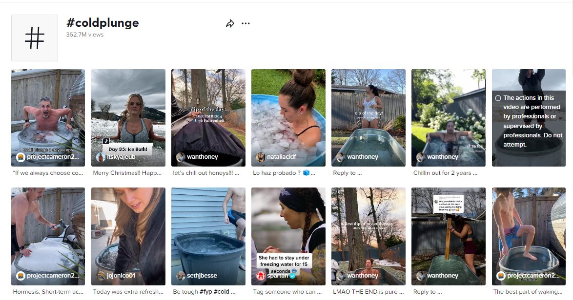 optimal time and temp for cold plunge｜TikTok Search