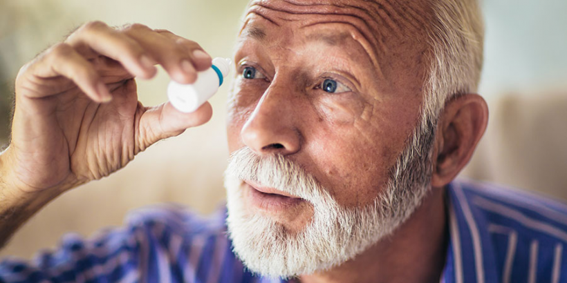  Dry eye is a common and often chronic problem, particularly in older adults. With each blink of the eyelids, tears spread across the front surface of the eye, known as the cornea.
