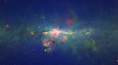  Radio Telescope Captures the Contemporary-Art-Like Heart of Milky Way Galaxy, Showcasing a Major Leap of Its Capabilities