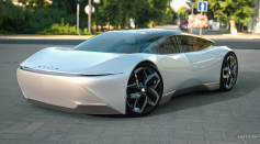 Almost as realistic as this render of the Apple Car cooked up by using 3D visualizer.