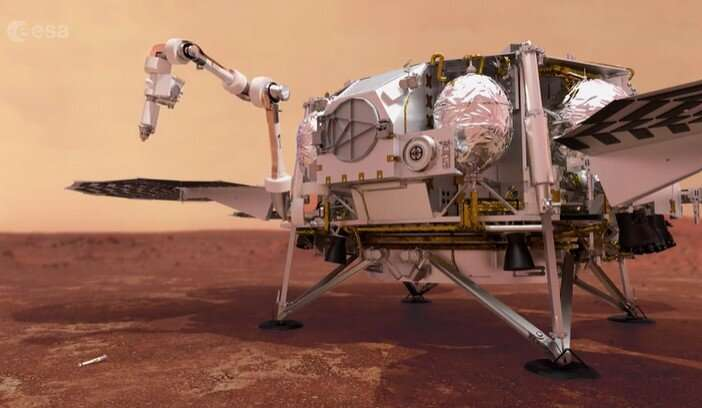 A European robotic arm for Mars