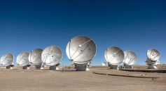 ALMA Observatory Antennas Explore Space From High Plateau of Chilean Desert
