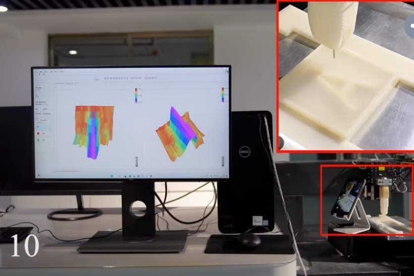 As the finger repeatedly prods its material, it renders what it senses in a 3D computer image  