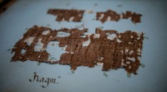 Ancient Papyrus Scrolls At The National Library Of Naples
