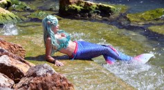 Merle the Eco Mermaid From Florida Wants to Set 5th Guinness World Record for Swimming 50 Kilometers to Collect Trash