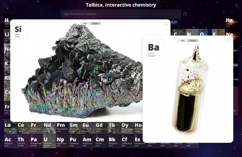Talbica: Interactive Chemistry