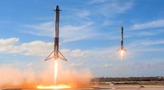 SpaceX Falcon Heavy Rocket Launches ViaSat-3 Americas Successfully From Kennedy Space Center