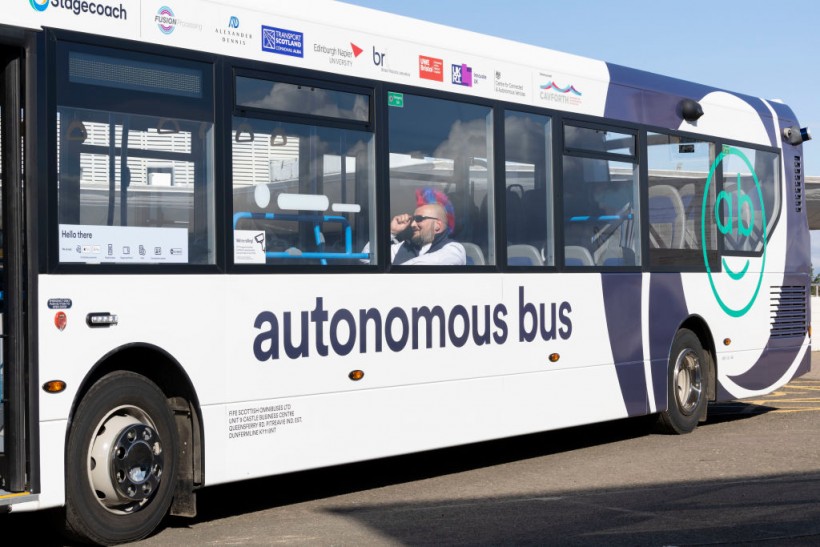 UK's First Self-Driving Bus Debuts In Edinburgh