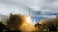 Falcon 9 First Stage Booster from SpaceX Launches 52 Satellites as Part of Thousand Starlink Space Missions