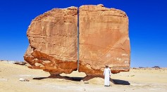 Al Naslaa Rock Formation: How Did the Bizarre Geologic Feature Develop?