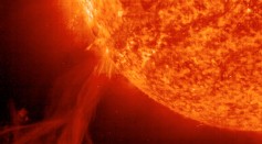 Two Large Solar Prominences Erupt On Sun