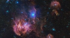 VLT Survey Telescope Captures Running Chicken Nebula's Spectacular Detail, a Stellar Holiday Treat from ESO