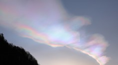 Dazzling Nacreous Clouds Paint the Sky: Rare Phenomenon Graces Britain with Stunning Iridescent Displays