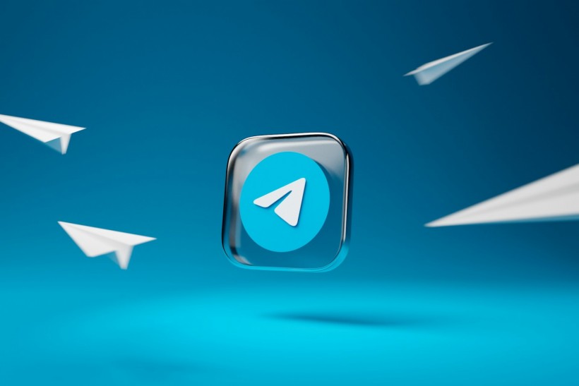 Telegram app icon (Logo) — in 3D.