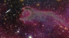 ‘God’s Hand’ Interstellar Cloud: Dark Energy Camera Detects Cometary Globule Reaching for the Stars