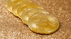 Gold Bitcoin Coins