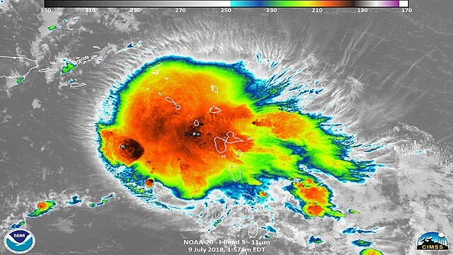 Beryl Intensifies to Category 4 Hurricane With 130 MPH Sustained Winds