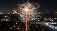 Fireworks Go Off Across Los Angeles On Fourth Of July