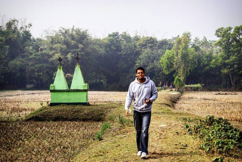 Visiting micro credit beneficiaries in Bangladesh's rural communities