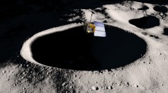 Artists Concept of Moon and Probe