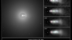 Hubble Video Shows Shock Collision inside Black Hole Jet