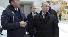 Igor Komarov And Vladimir Putin