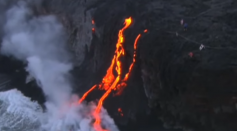 India’s Barren Island volcano erupts, spews lava into air