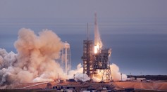  SpaceX Falcon9 rocket blasts off Sunday, Feb. 19, 2017 from the Kennedy Space Center. 