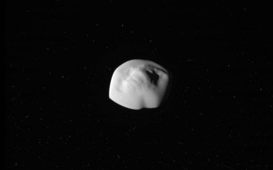 Atlas, one of Saturn's smallest moon was seen by NASA's Cassini spacecraft.