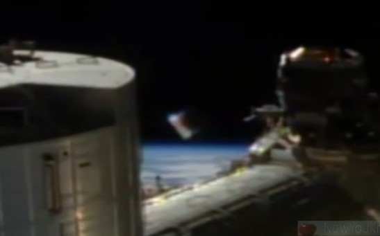 Alien spacecraft spotted on NASA live feed from ISS