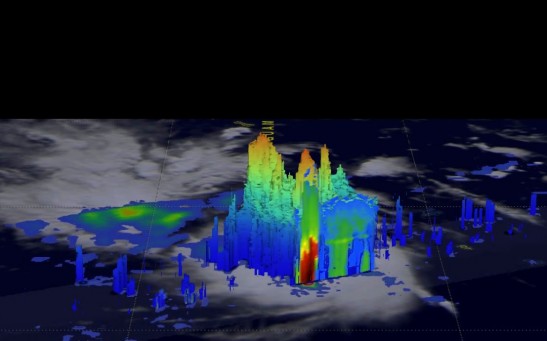 NASA Examines Newly Formed Tropical Depression 3W in 3-D