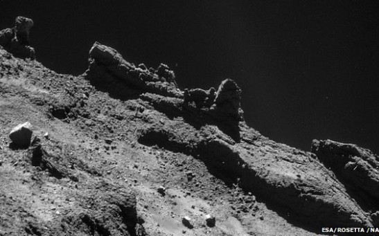 Organic Molecules found on surface of Comet 67P. 