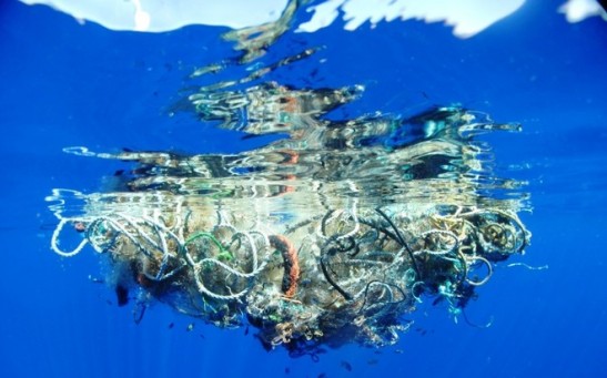 Floating Plastic in the Ocean