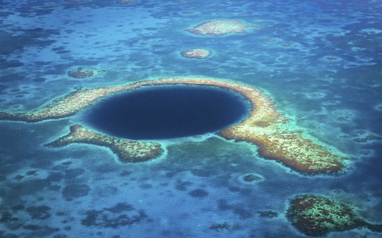 The Blue Hole of Belize