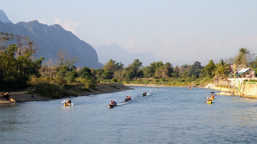 Mekong River As Seen In Laos