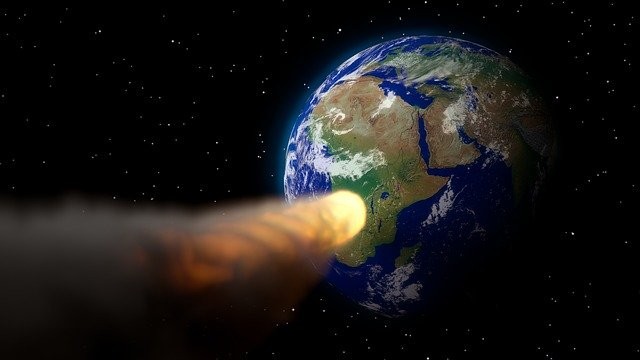 Asteroids Entering Earth