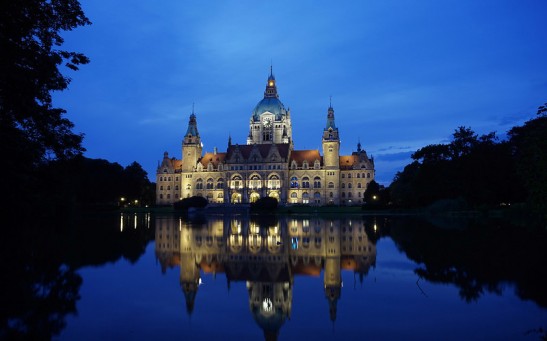 The Hannover New Town Hall in Germany