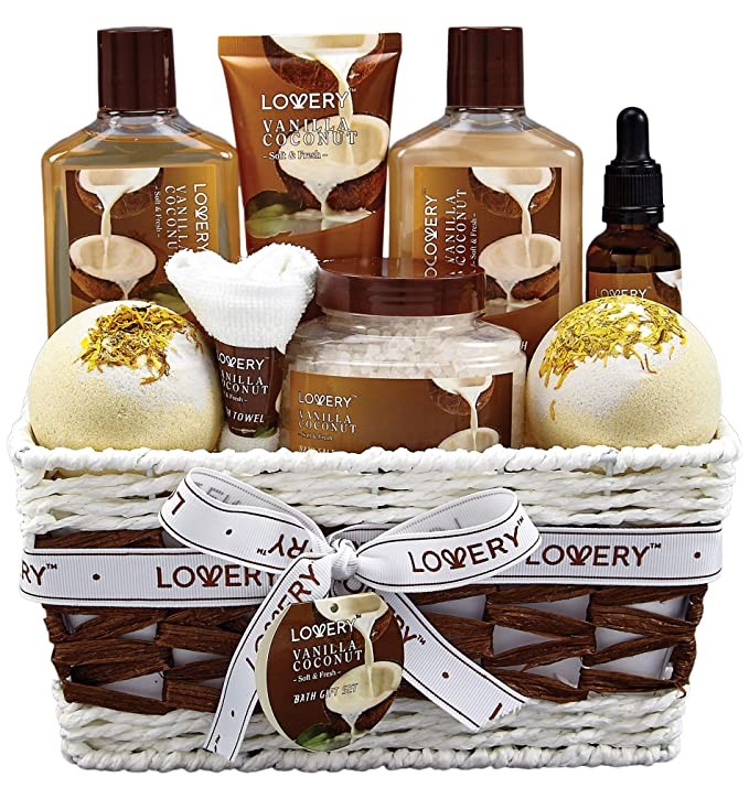 The Lovery Vanilla Coconut Bath & Spa Set